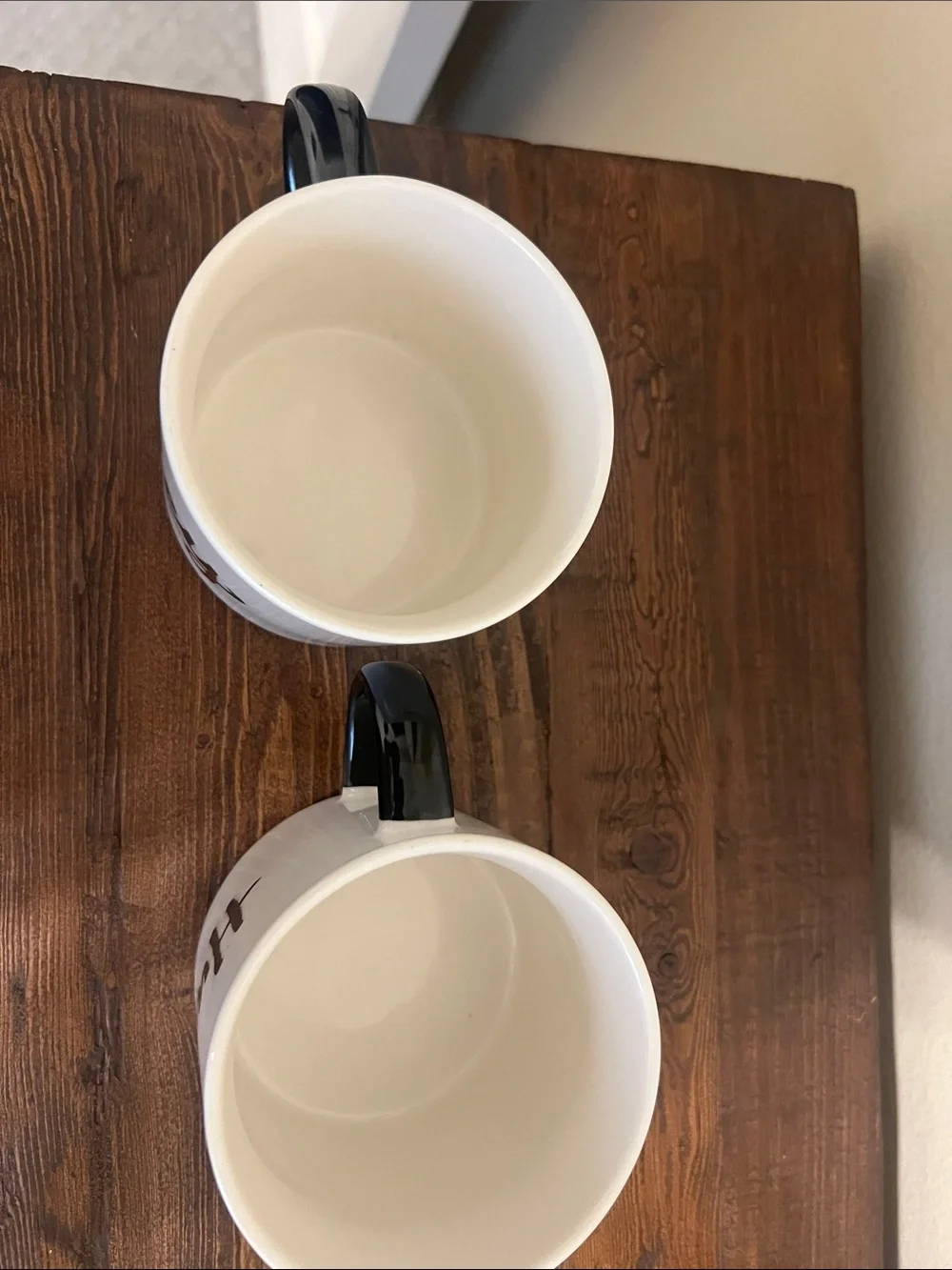 Threshold White Porcelain Mug with Black Logo